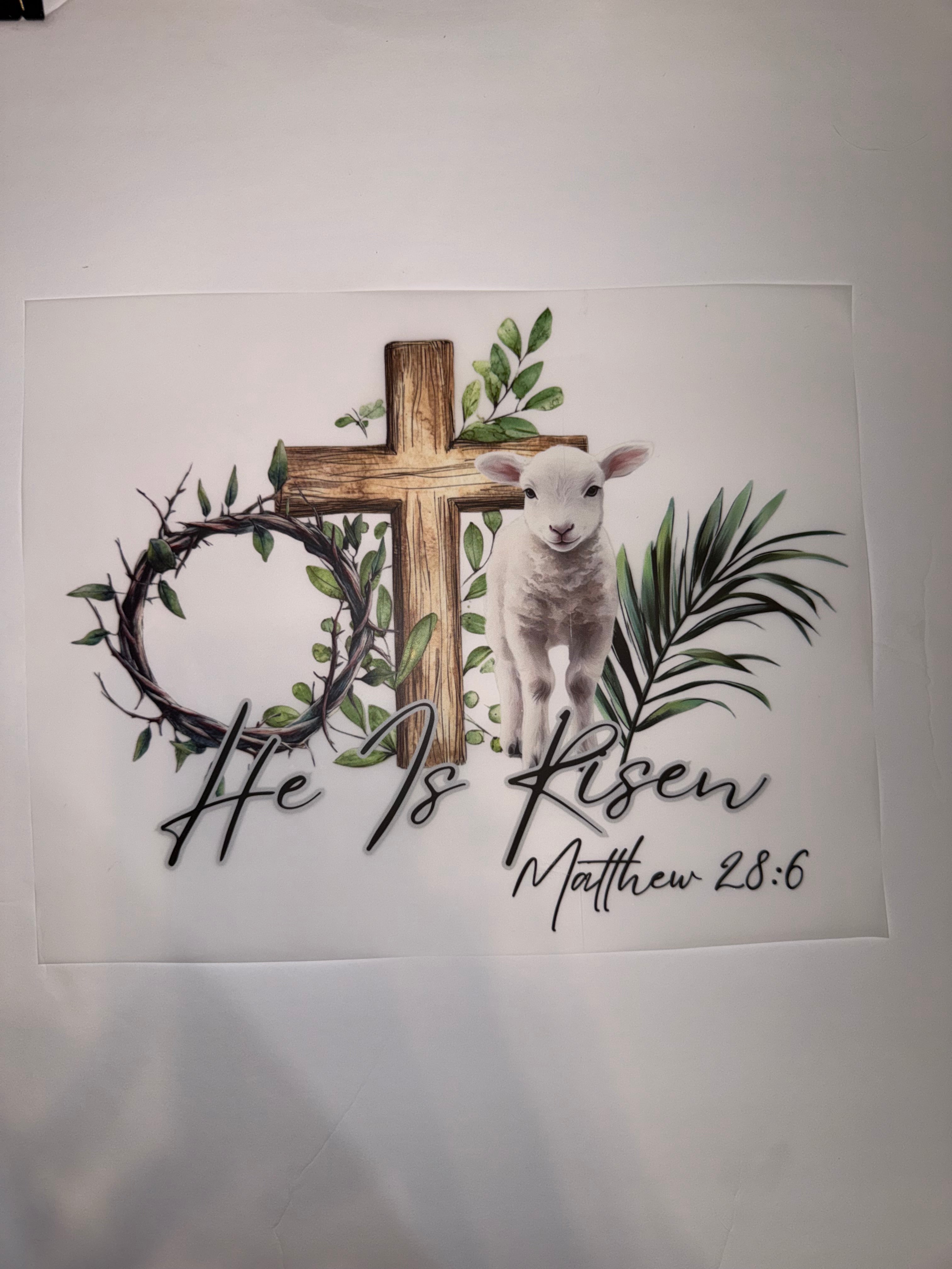 He is risen transfer