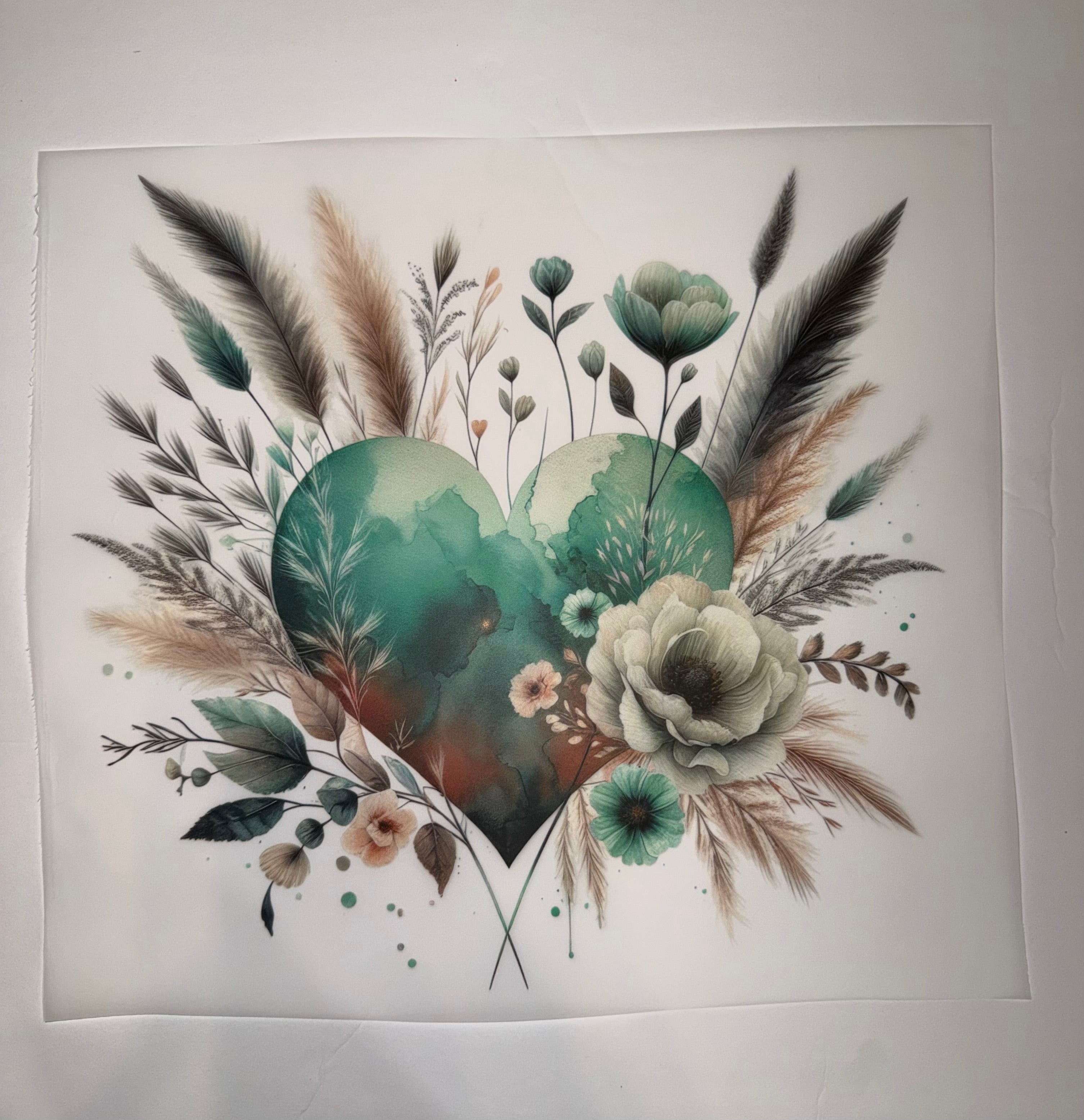 Feathered heart transfer