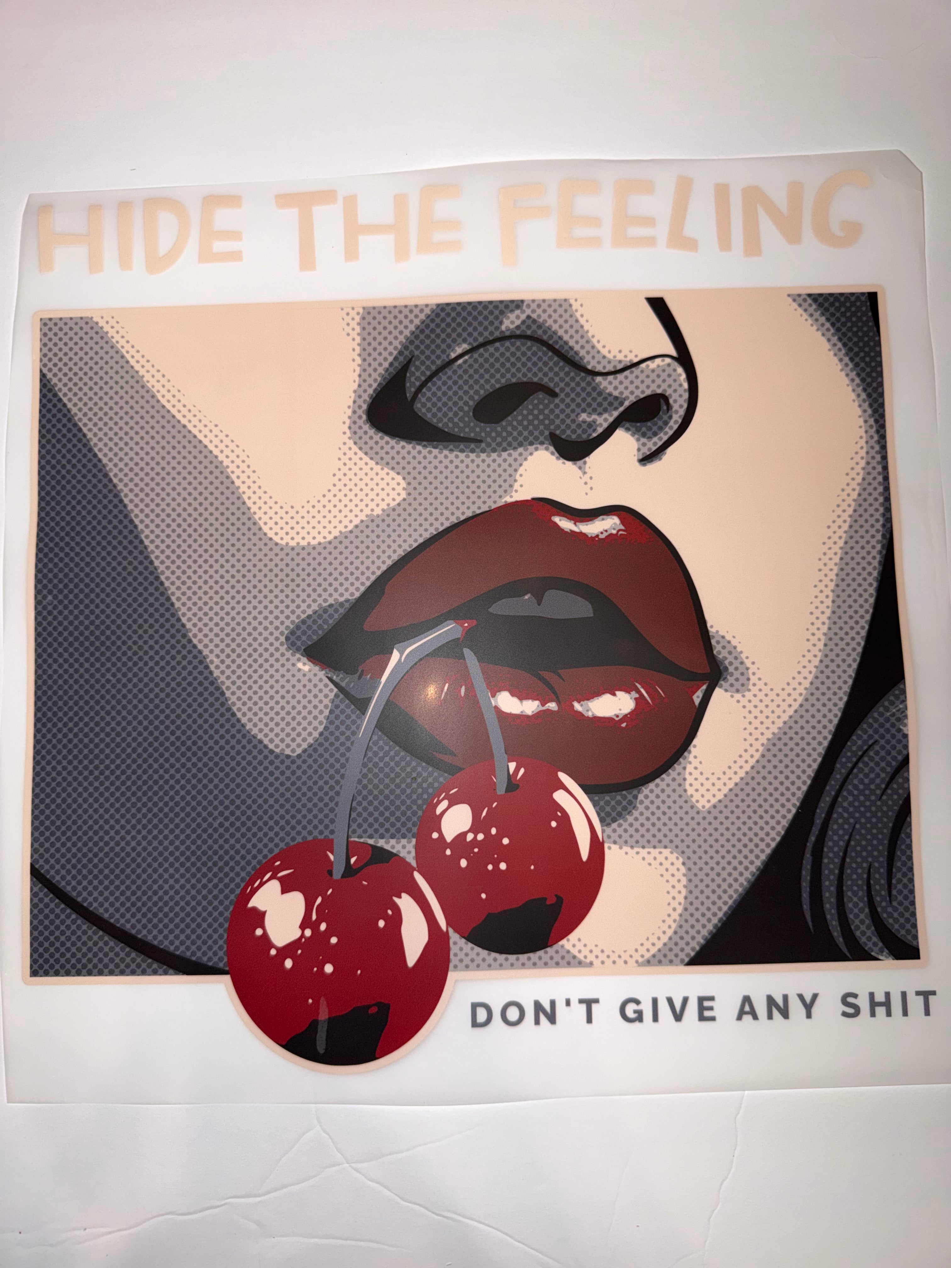 Hide the feeling transfer