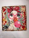 Duck with bubblegum transfer