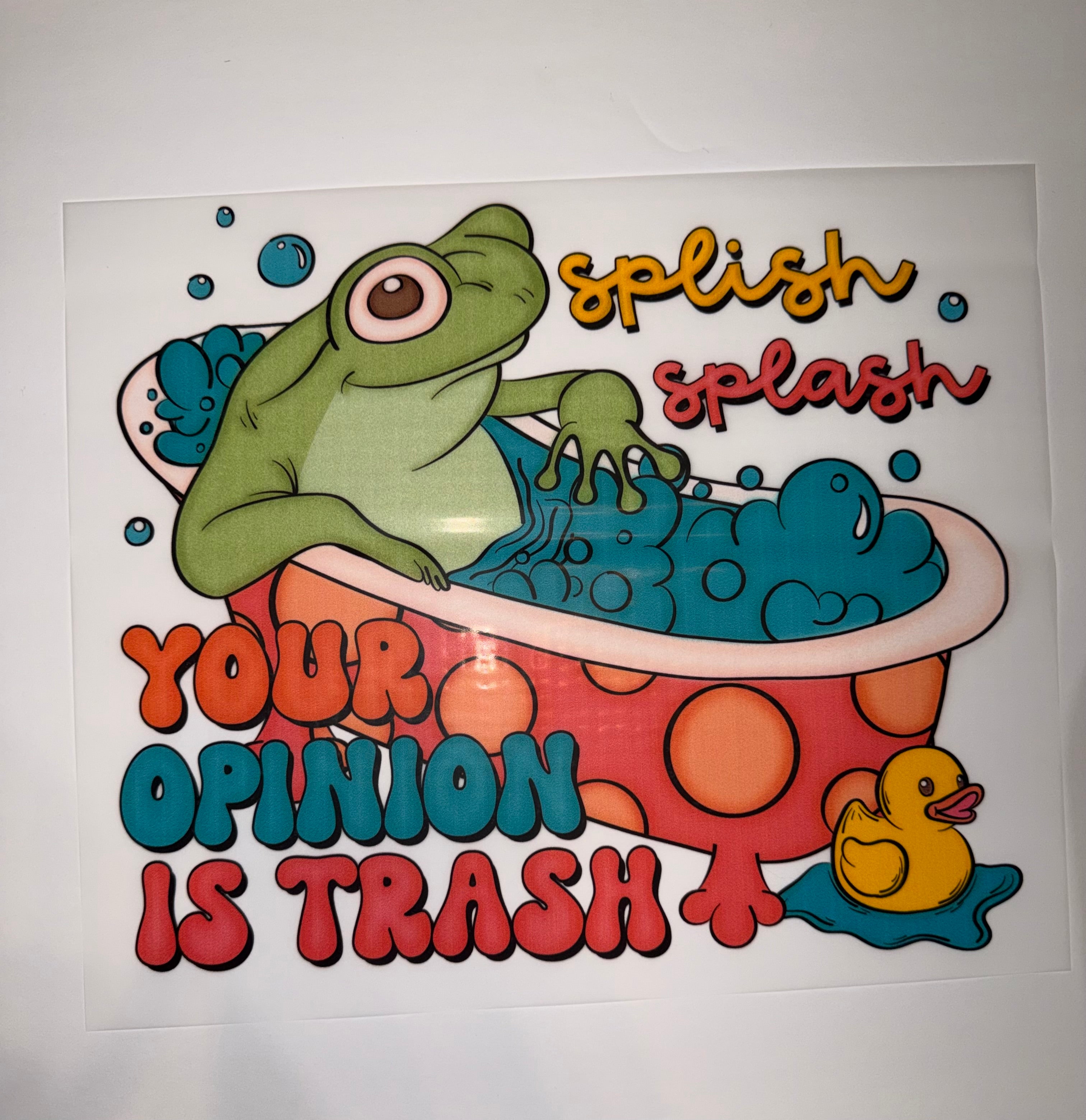 Splish splash transfer