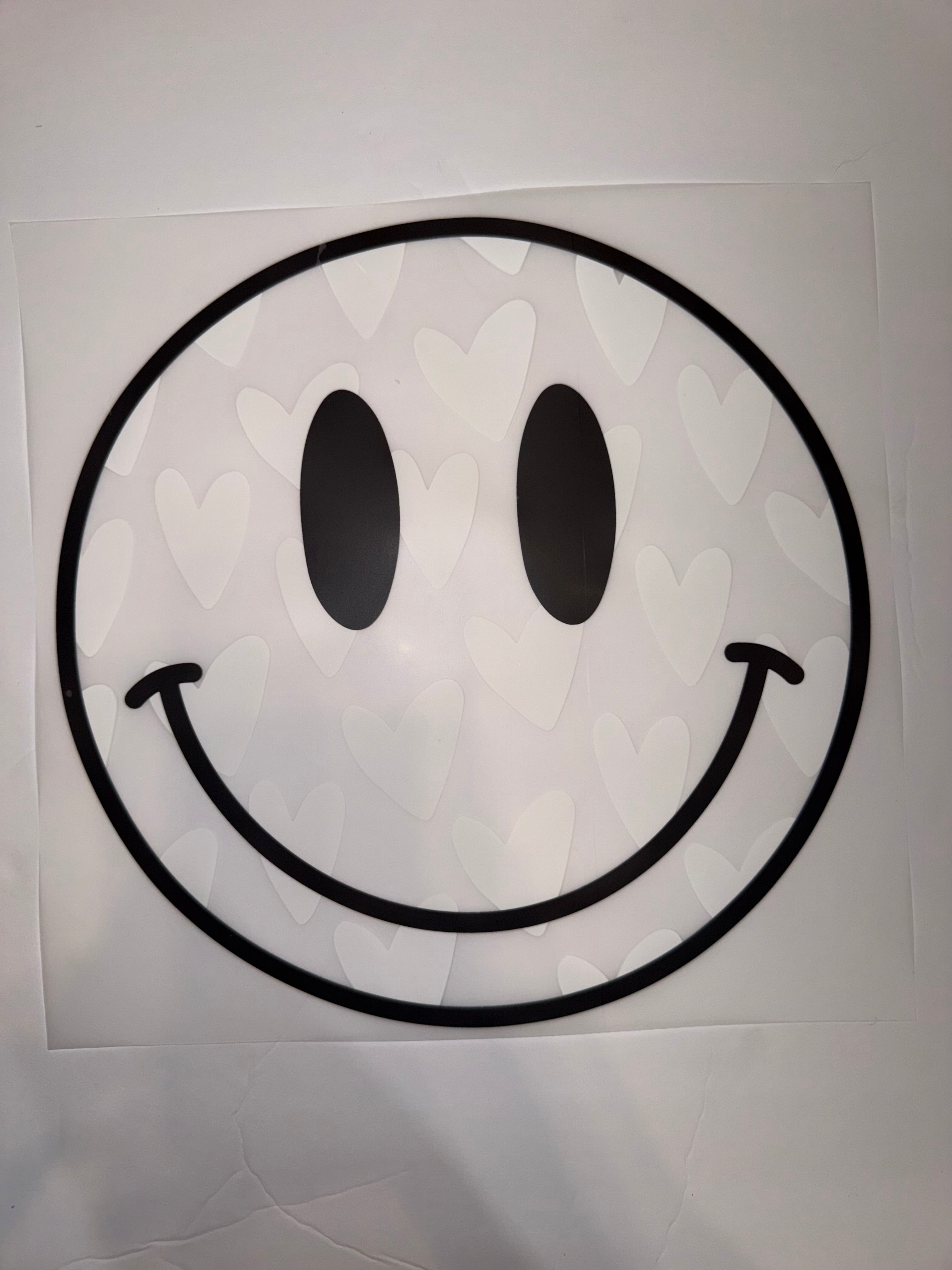 Smile with hearts transfer