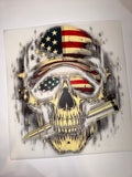 Skull w/ bullet transfer